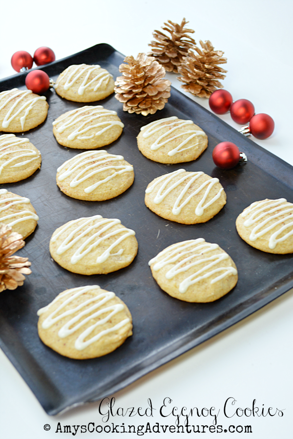 Glazed Eggnog Cookies {SRC Cookie Carnival}