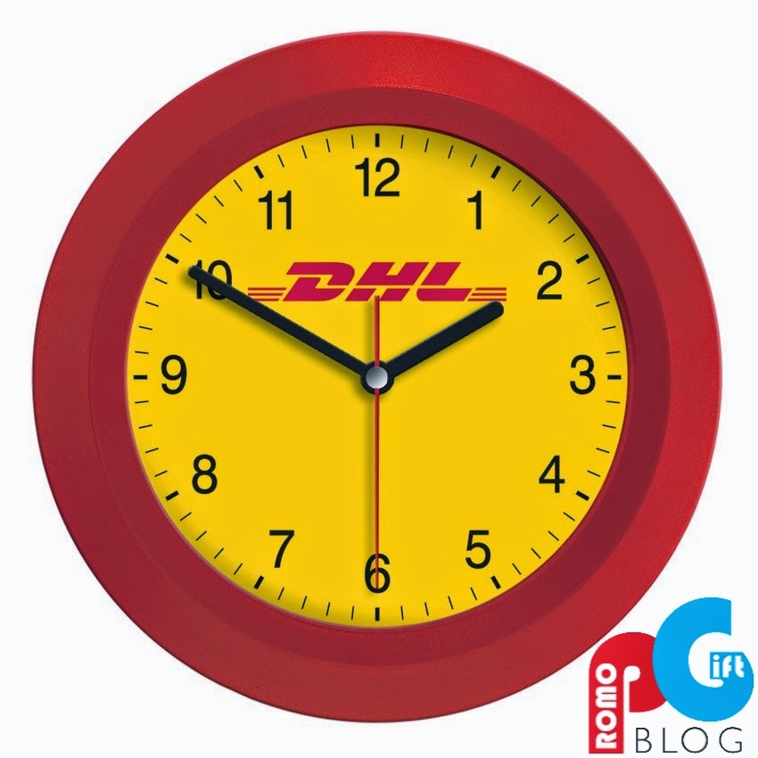 DHL Branded Wall Clock Promo Gift Blog