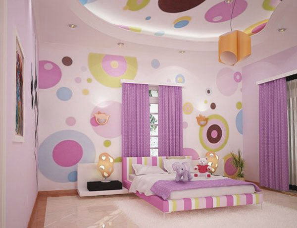 Chambres à coucher roses pour les filles ~ décor de maison ... Créatif Pastel Chambre