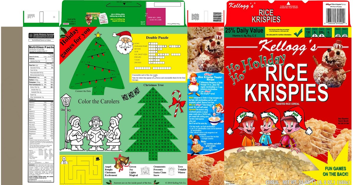 My Art School Designs: 3D Cereal Box Design
