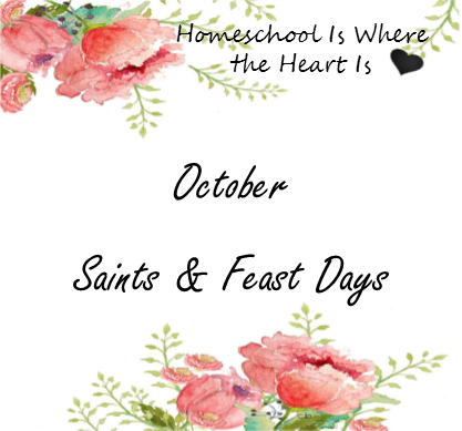 Casei purity uzala fortunatus josé Homeschool Is Where The Heart Is: October Saints and Feast Days