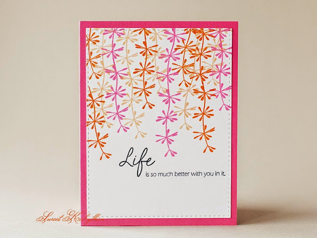 Greeting Card with Life from Papertrey Ink by Sweet Kobylkin