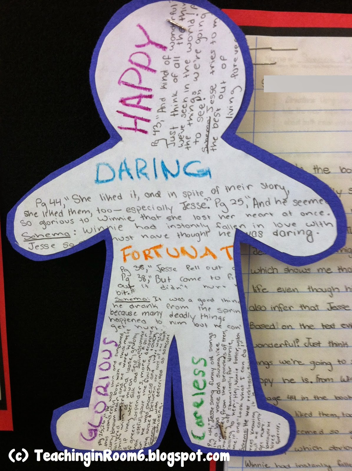 Fifth Grade Freebies: Character Traits through Inference