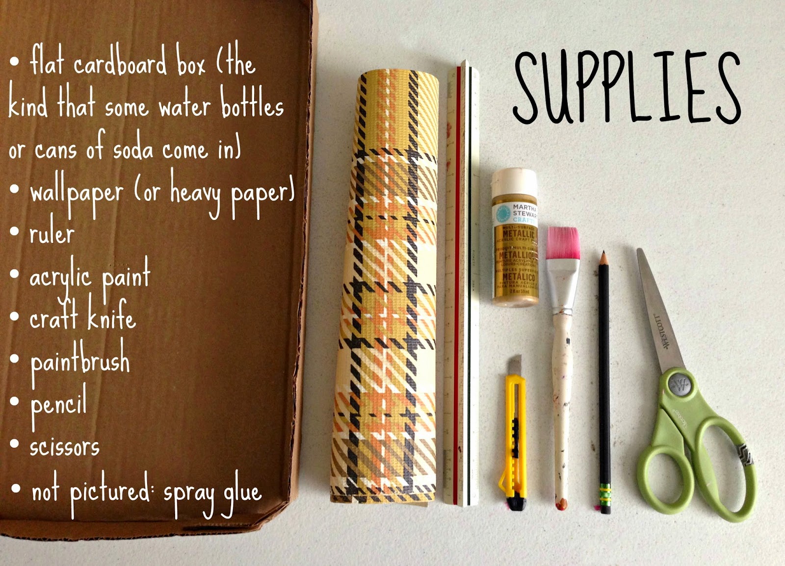 WhiMSy love DIY Cardboard Tray