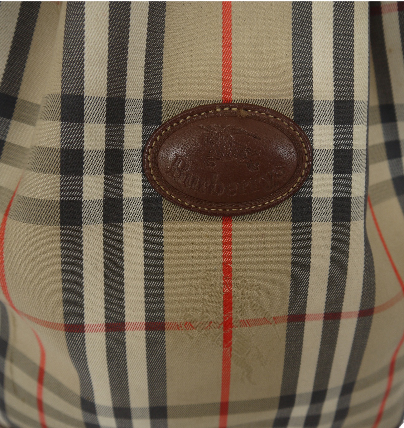 Truly Vintage Burberry London Bucket Bag