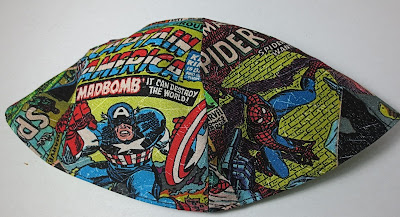 Marvel comics cotton kippah