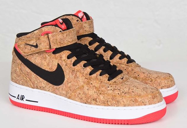 THE SNEAKER ADDICT: Nike Air Force 1 Mid ´07 Cork Sneaker Available (Detailed Images)