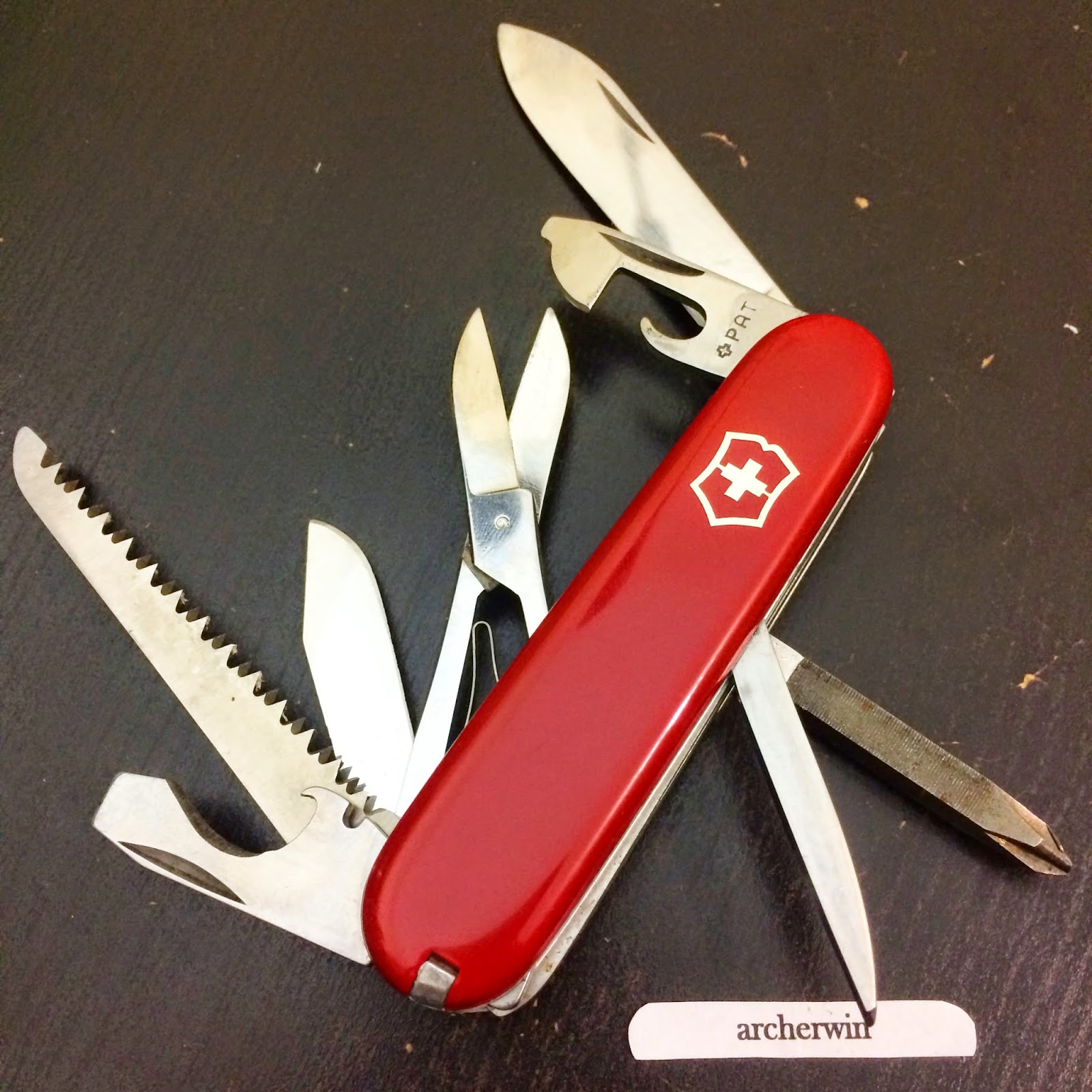 archerwin's Swiss Army Knives COLLECTION Victorinox Artisan 84mm (1970's)