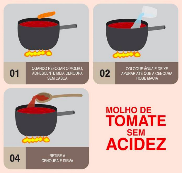 Aprenda como tirar a acidez e deixar o molho de tomate ainda mais gostoso!