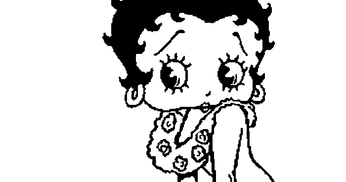my picture: Betty Boop Coloring Page