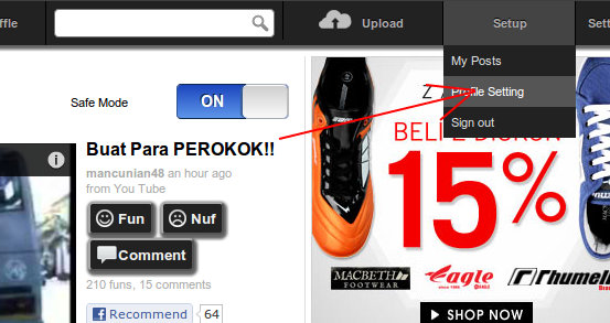 cara membuat profil 1cak cara membuat profil 1cak