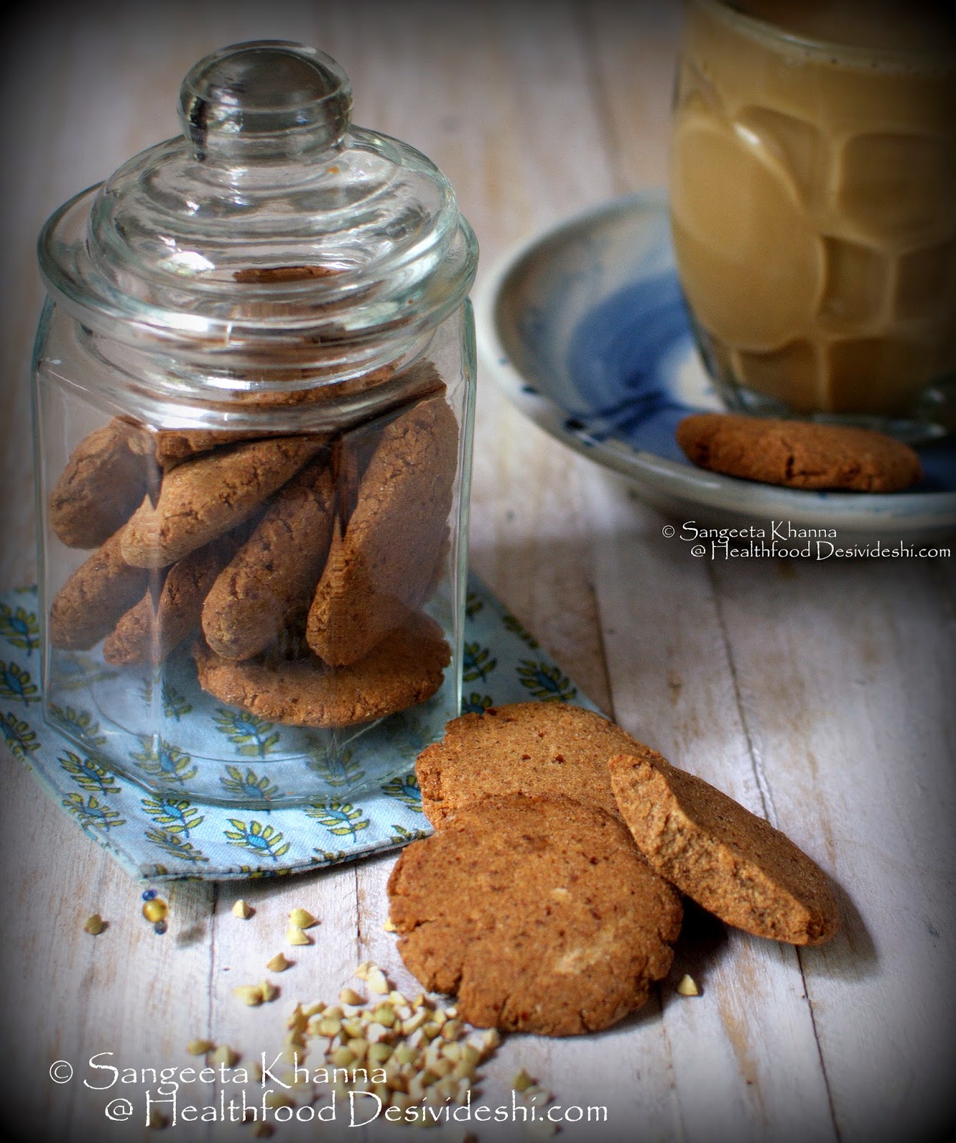baking with buckwheat a buckwheat groats granola bar and a buckwheat flour and dates cookie