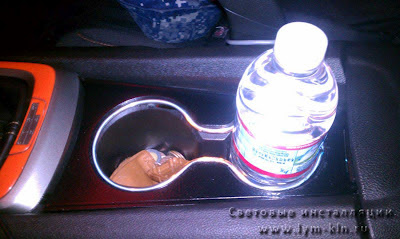 Гибкий (холодный) неон в салоне автомобиля