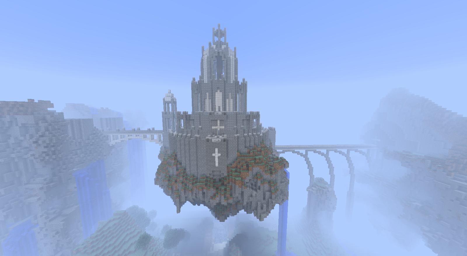 Minecraft Floating Castle
