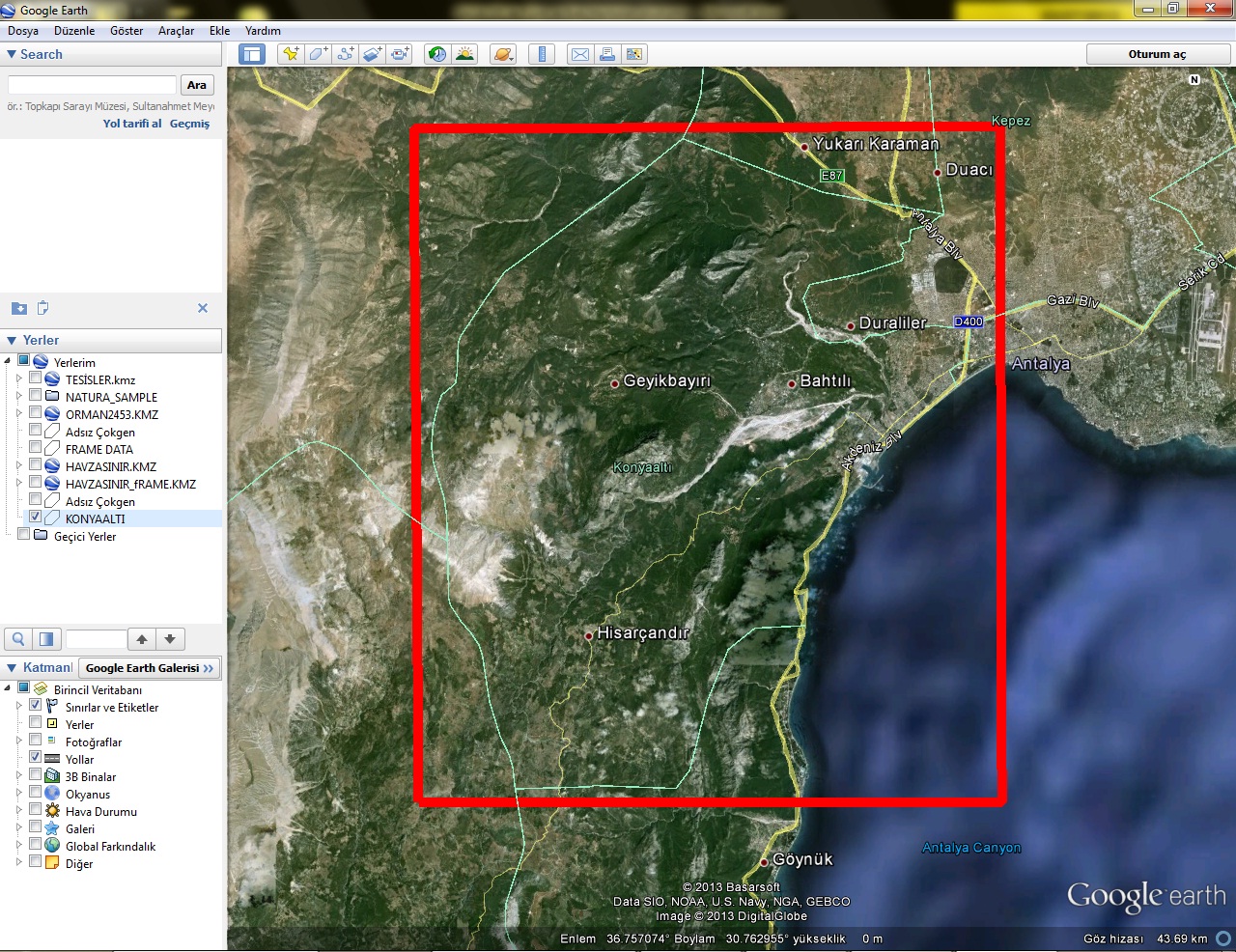 remote sensing and gis nisan 2013