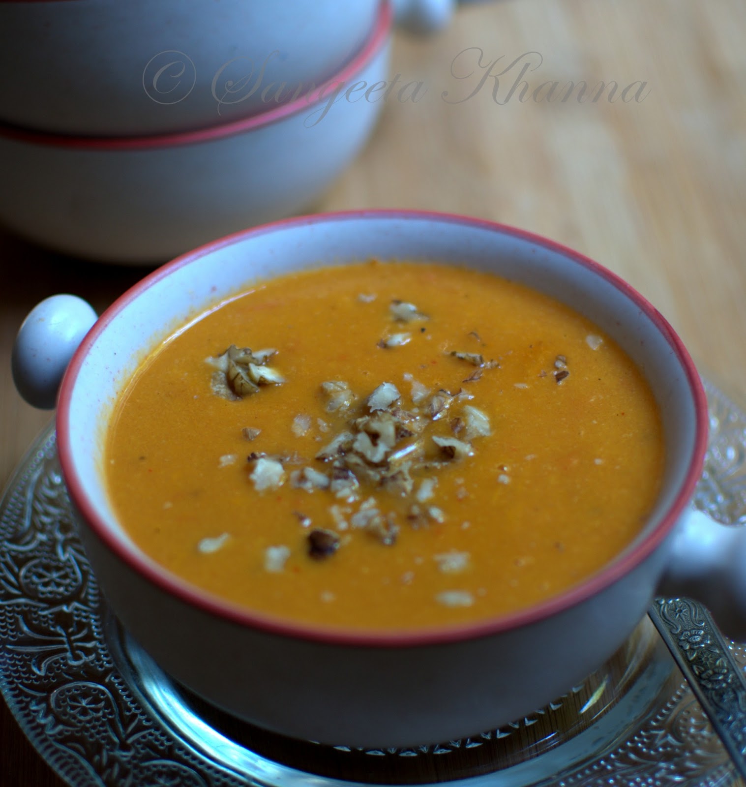 yellow bell peppers soup soup for two in ten minutes..