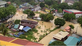 banjir kilat George town penang
