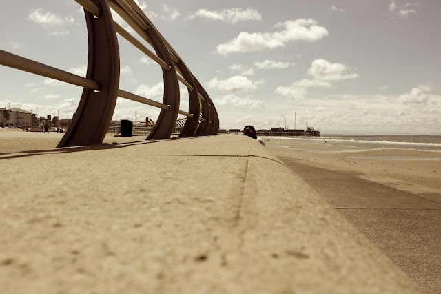 Blackpool Concrete Area Before The Beach
