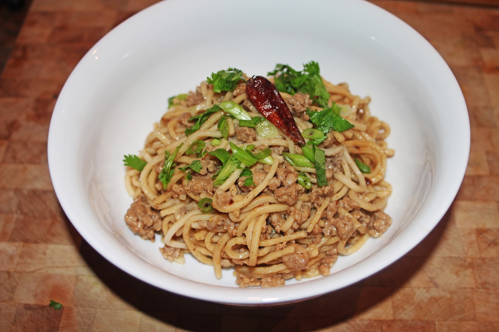2019 year - Szechuan Noodles with Pork 2019 year