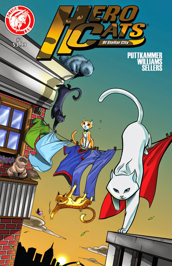 Hero Cats Midnight Over Stellar City #1 Action Lab Comic Book 