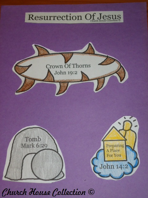 Church House Collection Blog: Resurrection of Jesus Cut Out Craft For