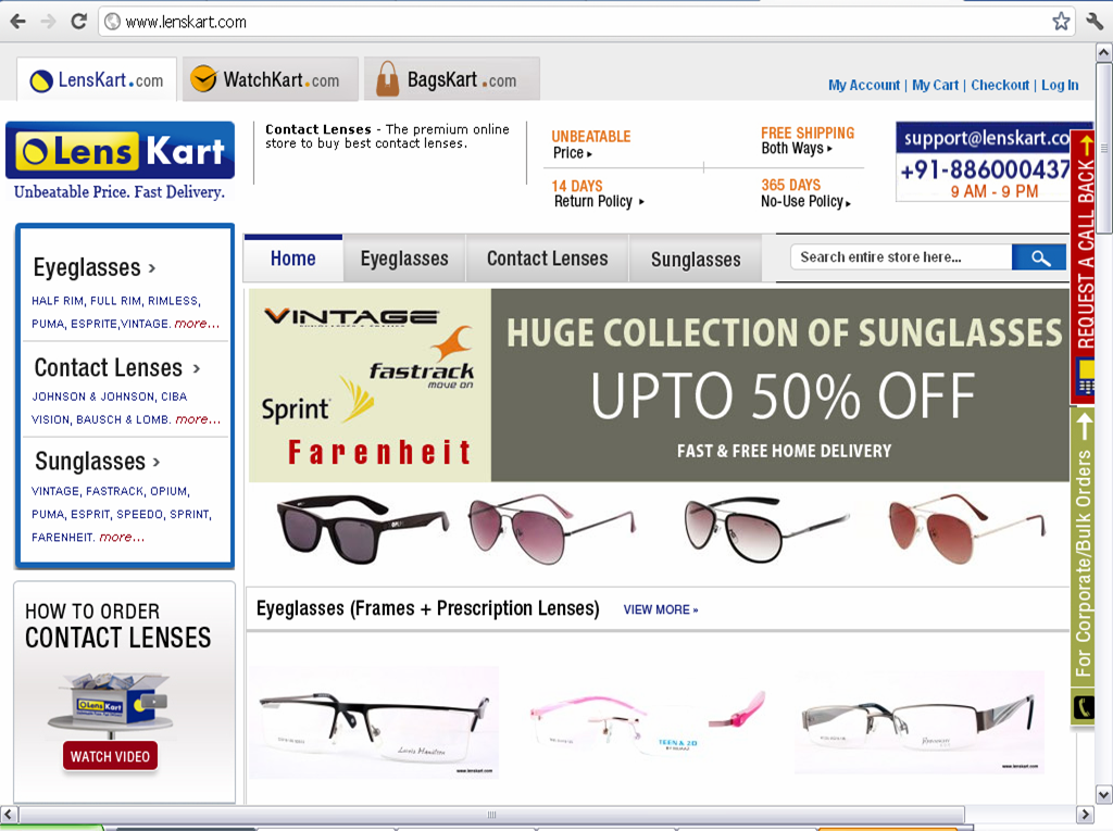 Siyasat India's only niche online platform for eye care