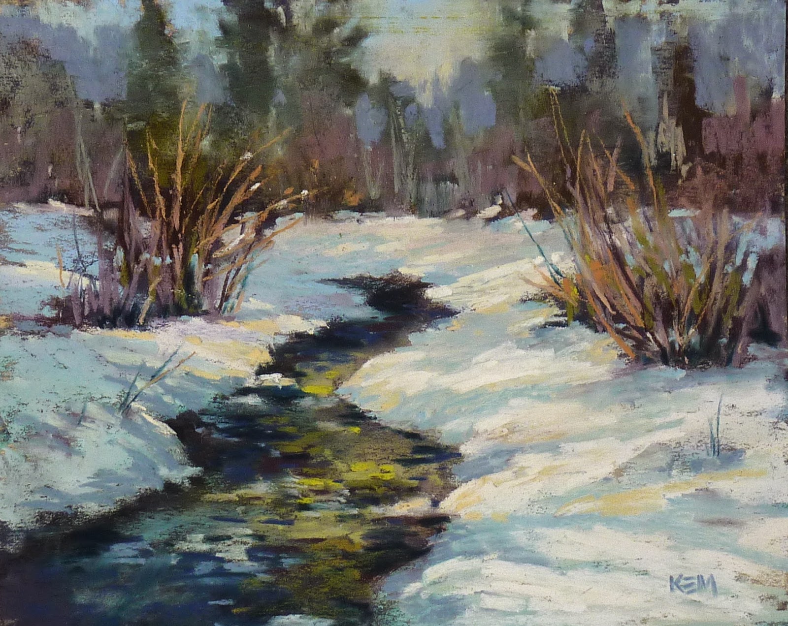 Painting My World: Painting with White Pastels: A Tip for Success