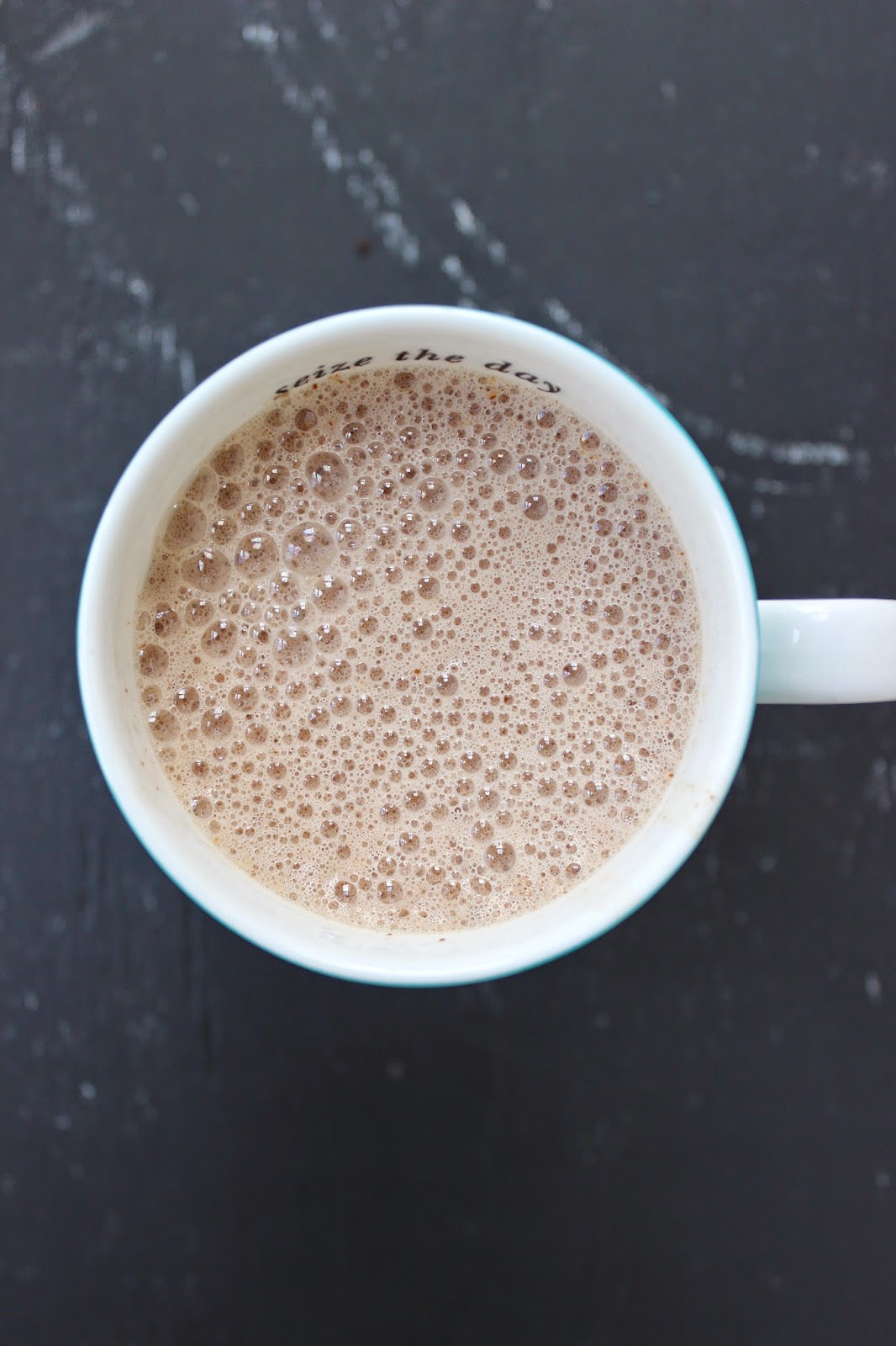 Stew or a Story Cocoa Almond Butter Latte