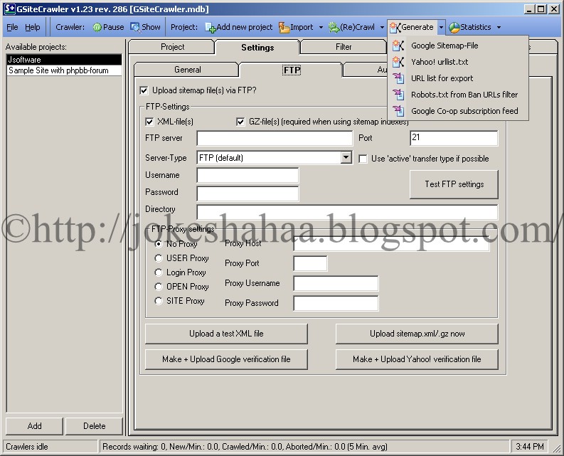 GSiteCrawler_Sitemap_Generator_for_Google_Yahoo!_MSN_Generate GSiteCrawler_Sitemap_Generator_for_Google_Yahoo!_MSN_Generate