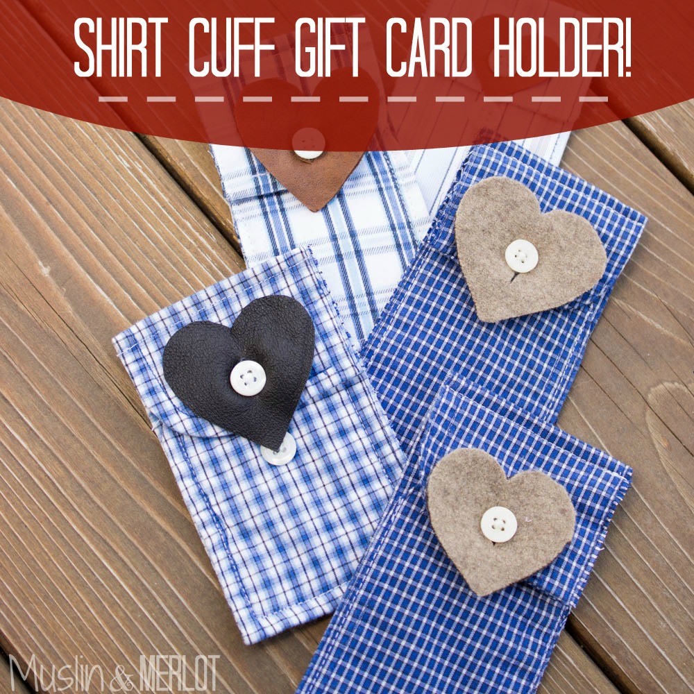 Upcycled Shirt Cuff Pouches! Muslin and Merlot