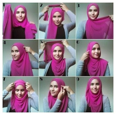 Tutorial Cara Pakai Hijab Modern Sederhana