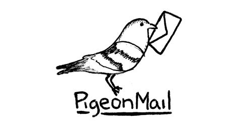 Pigeon Mail, Bird with Letter