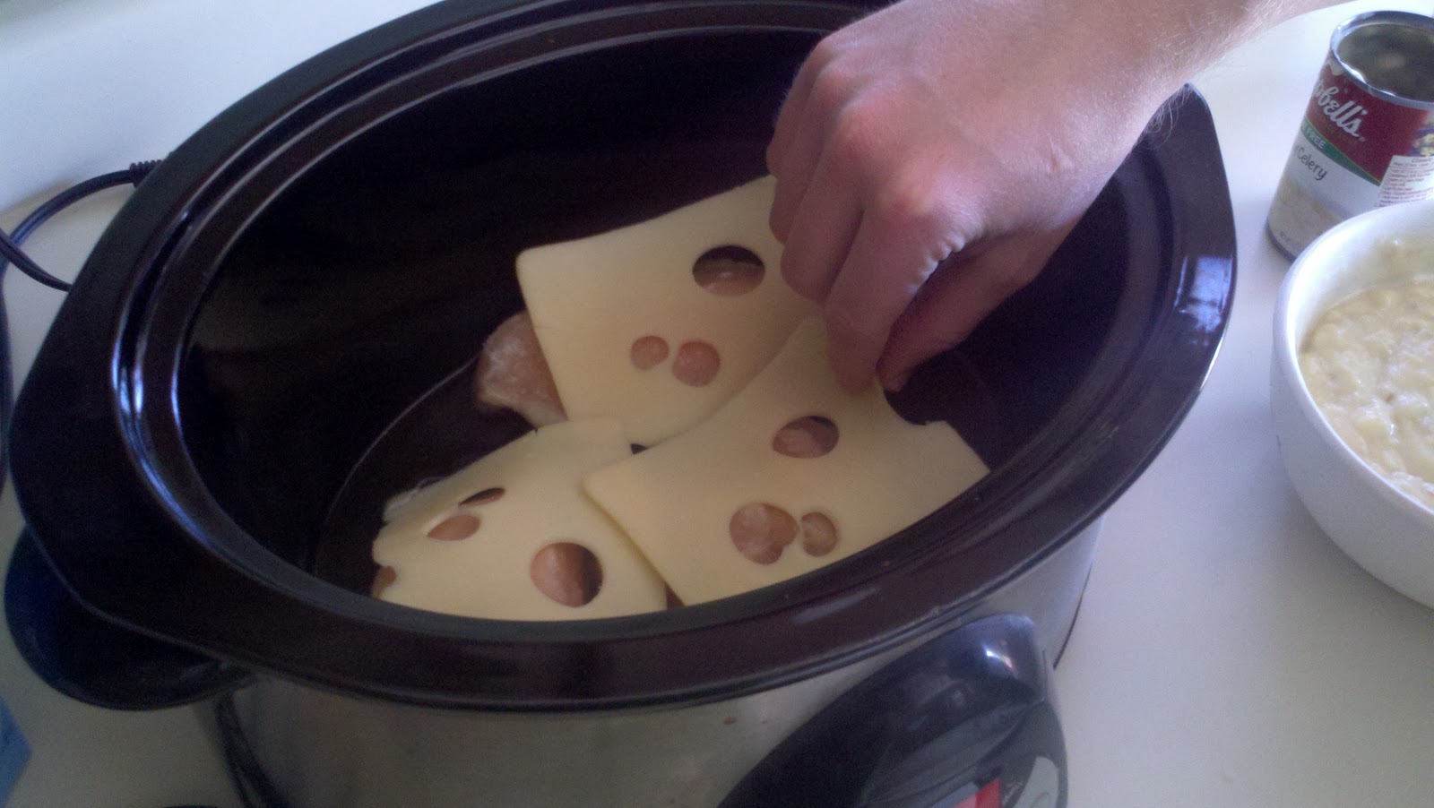 Swiss Cheese Chicken and Stuffing Crockin' Moms