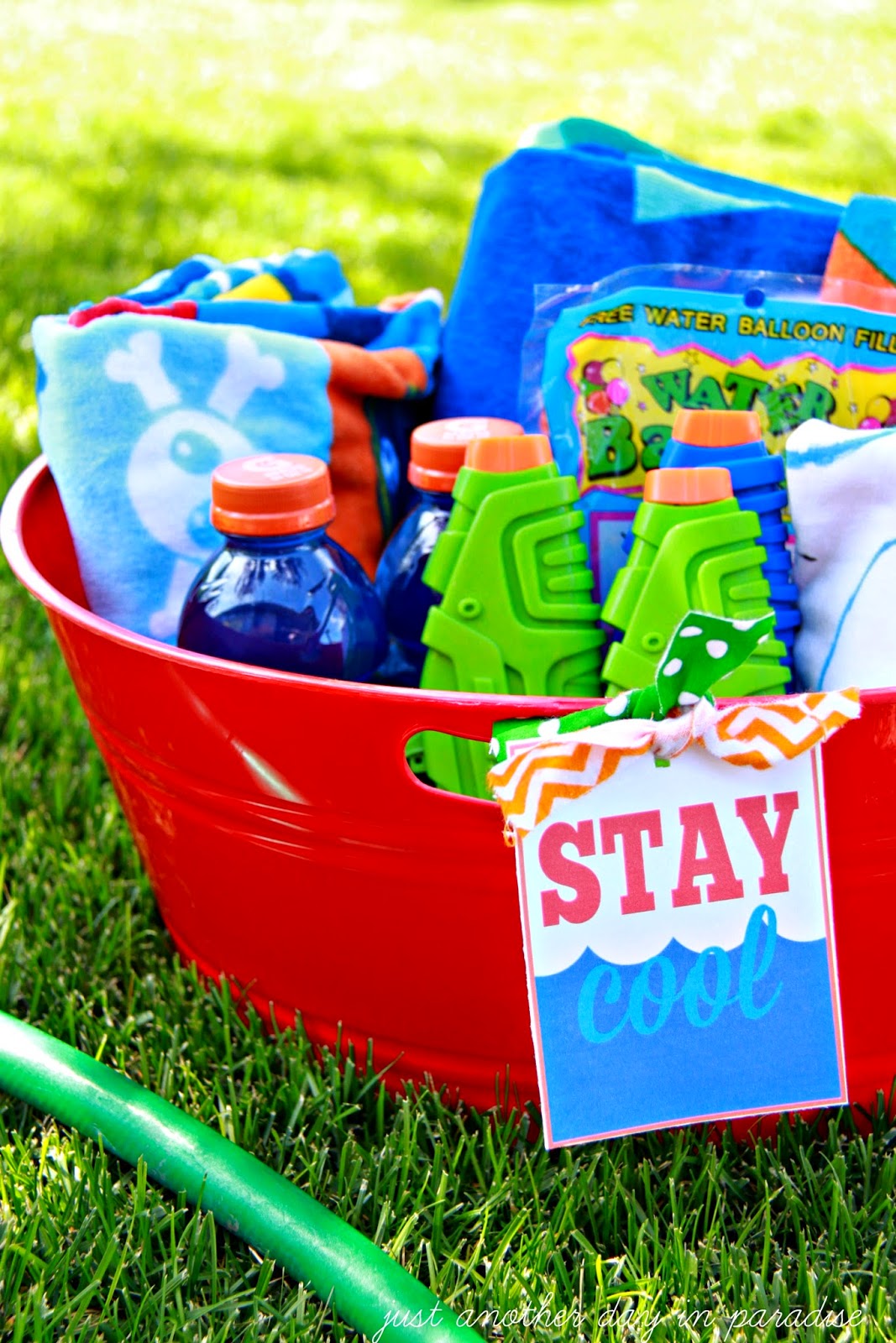 Larissa Another Day: Stay Cool Gift Basket with printable