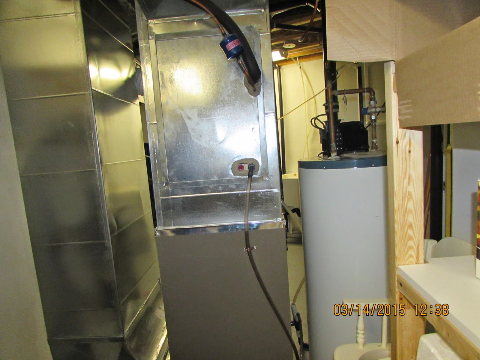 Inspected by 42 (ib42) Ottawa Home Inspections Rust in the Condensate Drain Line from the Furnace