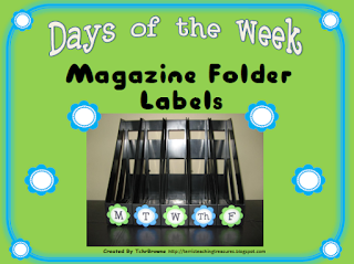 https://www.teacherspayteachers.com/Product/Days-of-the-Week-Magazine-Folder-Labels-Turquoise-and-Lime-Green-307033
