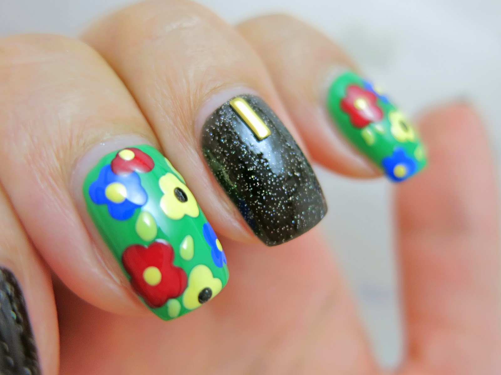 HPB Presents Midnight Garden Nail Art chichicho