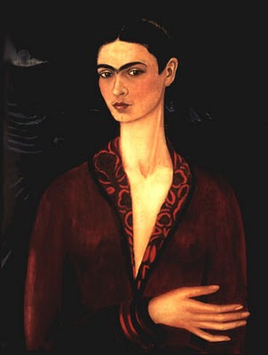 FRIDA KAHLO Autorretrato+con+traje+de+terciopelo%252C+1926+Frida+Kahlo