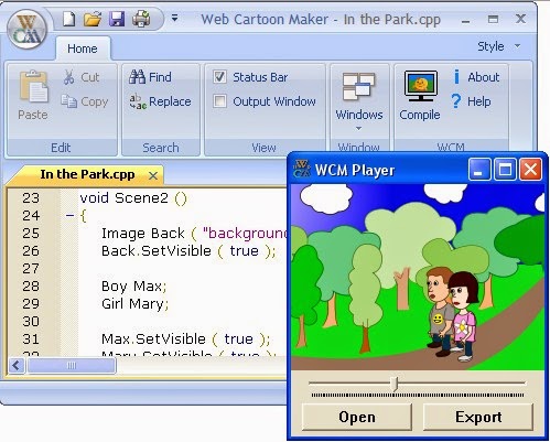 software web cartoon maker