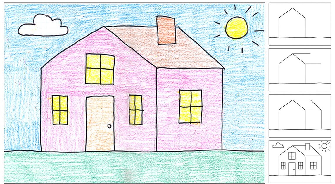 How to Draw a House | Art Projects for Kids