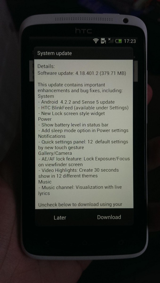 htc support updates