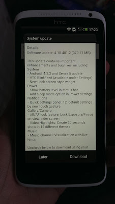 Android 4.2.2 Update for HTC One X