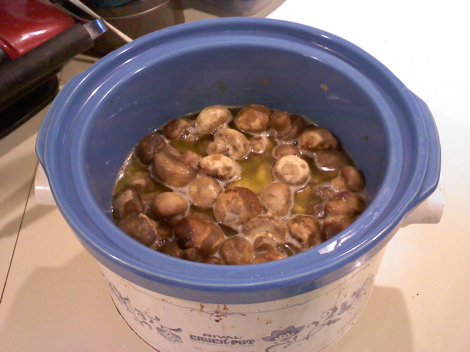 USA Recipes Crock Pot mushrooms