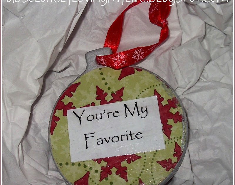 Loving Life DIY Decoupaged Porcelain Ornament for Less Than 1
