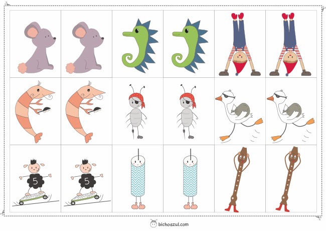 juego de cartas iguales