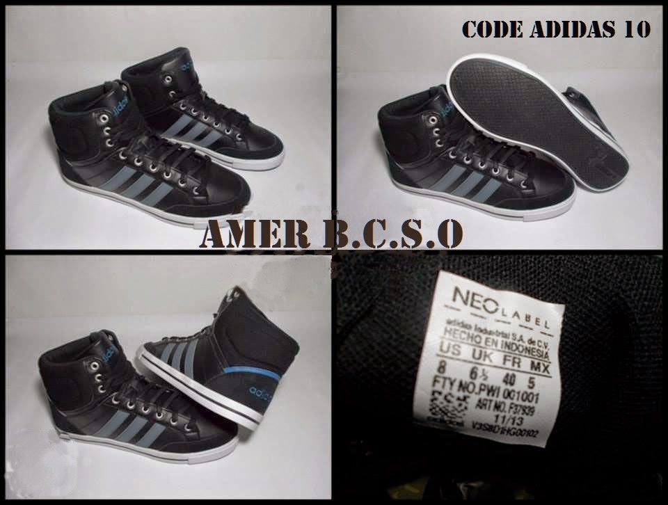 Sepatu Original Jogja Adidas Neo Hi Leather Black sepatu original jogja adidas neo hi leather black
