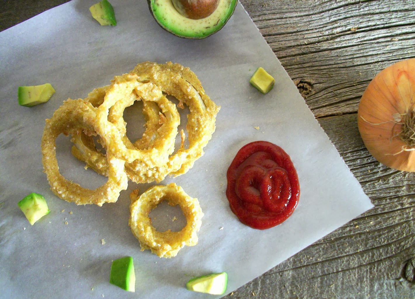 Gluten Free Love Story Baked Quinoa Onion Rings