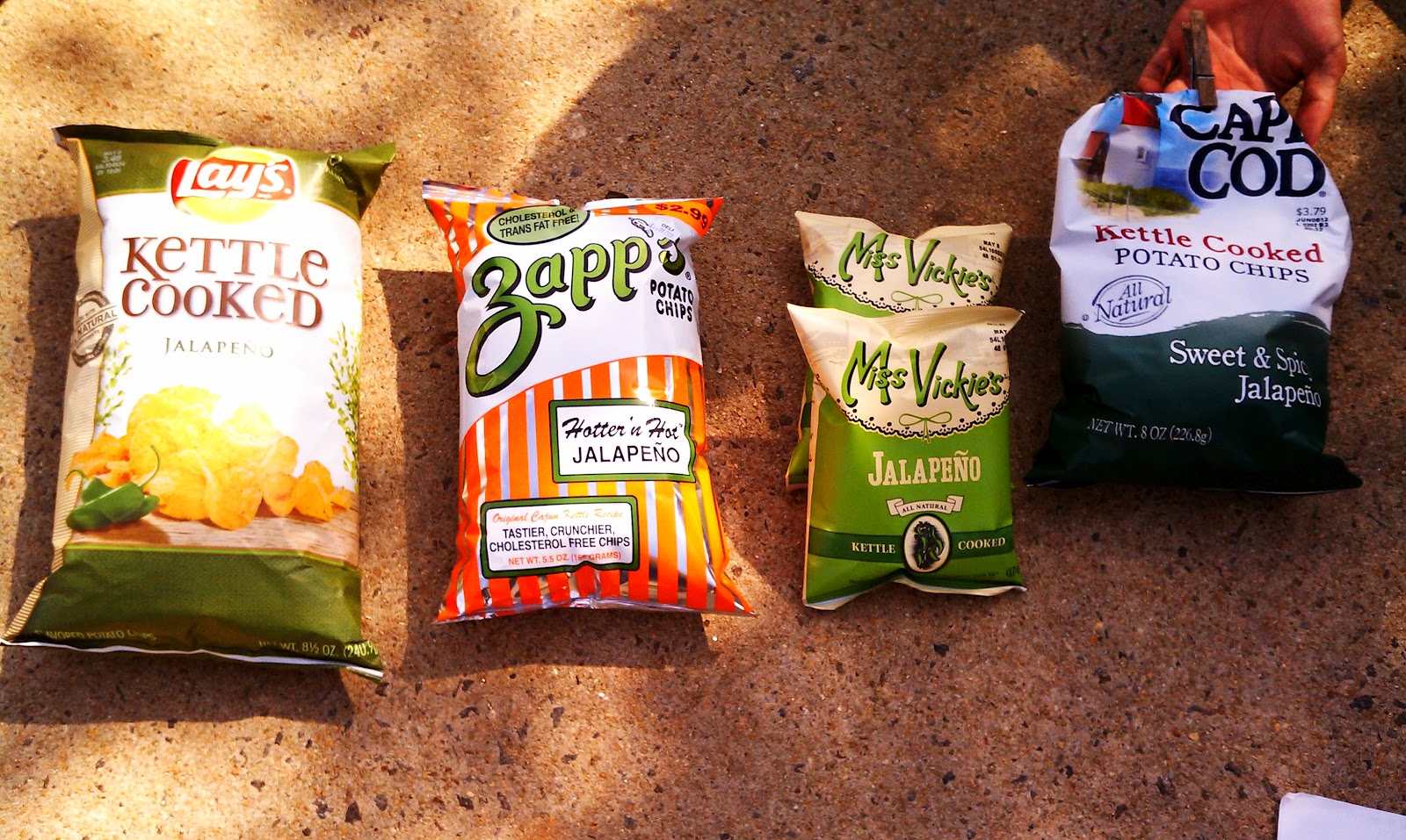 here/there awol science jalapeno chip taste test
