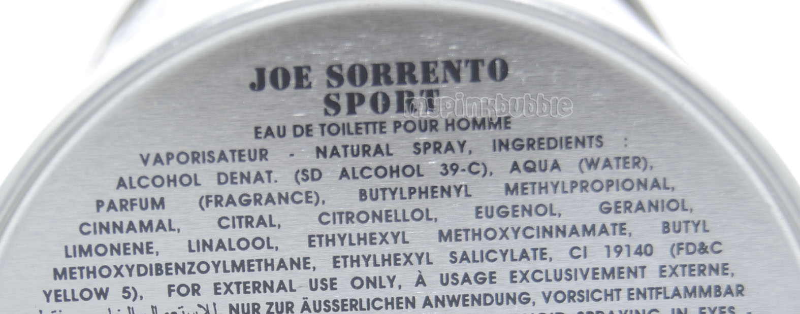 Joe Sorrento Sport Jeannes Arthes ingredientes