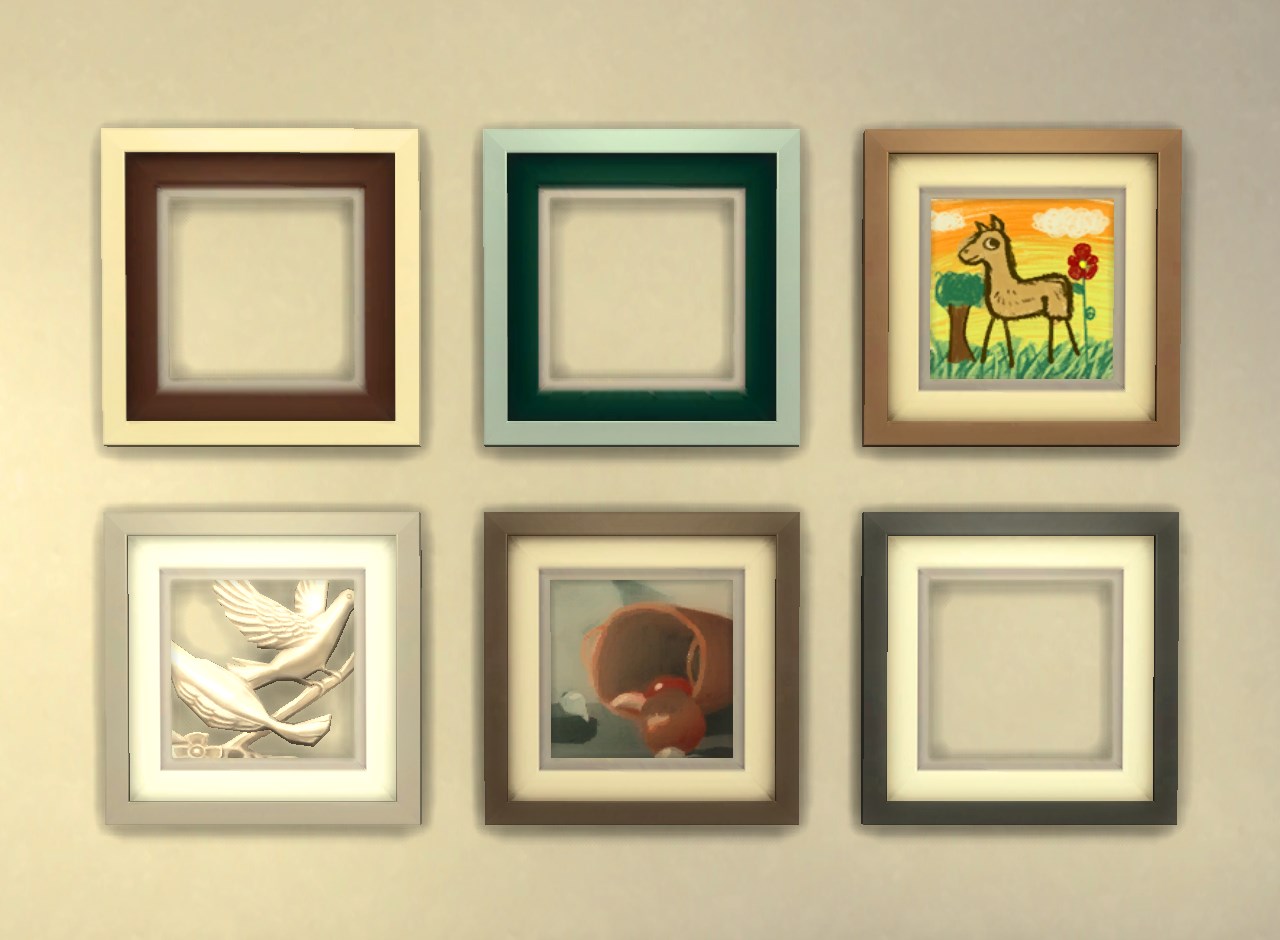 My Sims 4 Blog Painting Frames by Plasticbox